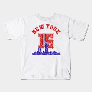 New York Vintage Varsity 15 Kids T-Shirt